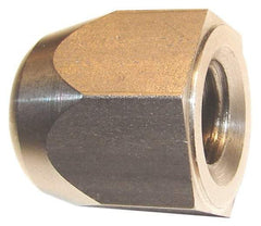 Morton Machine Works - 7/8-9" UNC, 1-7/16" Width Across Flats, Uncoated, Stainless Steel Acorn Nut - 1-5/8" Overall Height, Grade 303, TCMAI - Industrial Tool & Supply