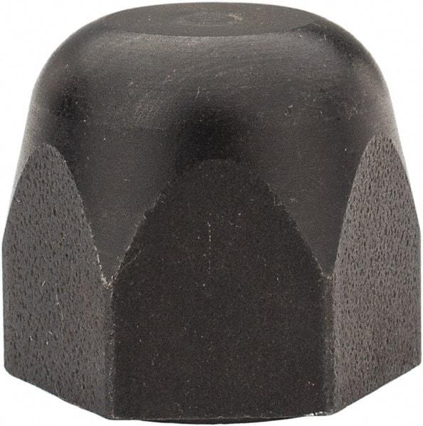 Morton Machine Works - 3/8-16" UNC, 3/4" Width Across Flats, Black Oxide Finish, Steel Acorn Nut - 3/4" Overall Height, TCMAI - Industrial Tool & Supply
