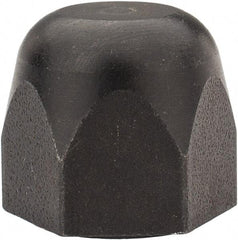 Morton Machine Works - 3/8-16" UNC, 3/4" Width Across Flats, Black Oxide Finish, Steel Acorn Nut - 3/4" Overall Height, TCMAI - Industrial Tool & Supply