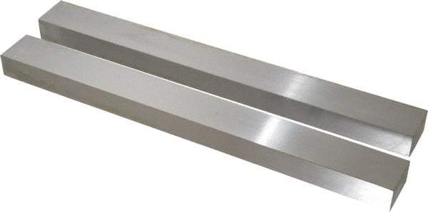 Value Collection - 12" Long x 1-1/4" High x 3/4" Thick, Tool Steel Parallel - Sold as Matched Pair - Industrial Tool & Supply