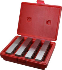 Value Collection - 8 Piece, 6 Inch Long Tool Steel Parallel Set - 1 to 1-3/4 Inch High, 1/2 to 1/2 Inch Thick, 55-62 RC Hardness, Sold as 4 Pair - Industrial Tool & Supply