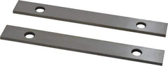 Value Collection - 6" Long x 3/4" High x 1/8" Thick, Tool Steel Parallel - 0.0002" Parallelism, Sold as Matched Pair - Industrial Tool & Supply