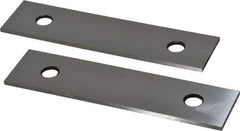 Value Collection - 6" Long x 1-1/2" High x 1/8" Thick, Tool Steel Parallel - 0.0002" Parallelism, Sold as Matched Pair - Industrial Tool & Supply