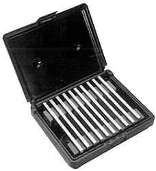 SPI - 20 Piece, 6 Inch Long x 1/8 Inch Thick, Thin Parallel Set - 1-5/8 Inch High, 52-58 RC Hardness - Industrial Tool & Supply