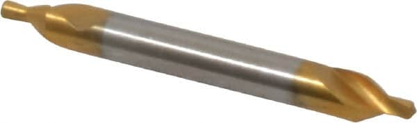 Guhring - 1.6mm Body Diam, 60°, 35.5mm OAL, High Speed Steel Spotting Drill - Industrial Tool & Supply