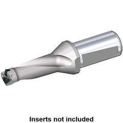 Kennametal - 147mm Max Drill Depth, 2.5xD, 76mm Diam, Indexable Insert Drill - 2 Inserts, 50mm Shank Diam, Whistle Notch Shank - Industrial Tool & Supply