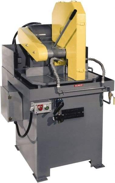 Kalamazoo - 20" Blade Diam, 1" Arbor Hole, Straight Chop & Cutoff Saw - 1,550 RPM, 20 hp, 220/440 Volts, 3 Phase - Industrial Tool & Supply