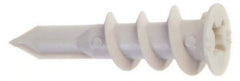 Buildex - #6 Screw, 3/8" Diam, 1-5/16" Long, 3/8 to 3/4" Thick, Self Drilling Drywall & Hollow Wall Anchor - Nylon, Grade 6/6, Use in Drywall - Industrial Tool & Supply