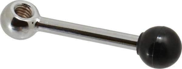 Gibraltar - 1 Offset Arm, 5/16-18" Hole, Tapped Clamping Handle - 5/8" Hub Diam, 3/4" Ball Diam - Industrial Tool & Supply