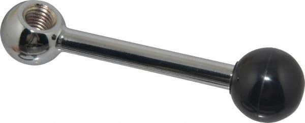 Gibraltar - 1 Offset Arm, 5/8-11" Hole, Tapped Clamping Handle - 1-1/4" Hub Diam, 1-1/4" Ball Diam - Industrial Tool & Supply