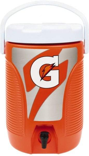 Gatorade - 3 Gal Cooler - Plastic, Orange - Industrial Tool & Supply