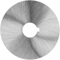 Made in USA - 2-1/2" Diam x 0.04" Blade Thickness, 1/2" Arbor Hole Diam, 140 Teeth, High Speed Steel, Jeweler's Saw - Uncoated - Industrial Tool & Supply