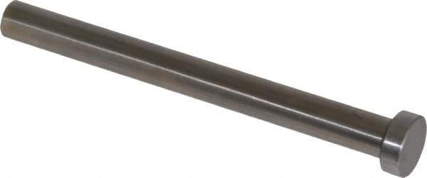 Gibraltar - 9mm Pin Diam, 14mm Head Diam x 5mm Head Height, 100mm OAL, Straight Ejector Pin - Steel, 95mm Pin Length - Industrial Tool & Supply