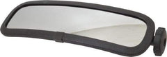 Made in USA - Indoor & Outdoor Convex Safety, Traffic & Inspection Mirrors - Glass Lens, 4" High - Industrial Tool & Supply