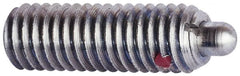 TE-CO - Threaded Spring Plungers Thread Size: 1/2-13 Thread Length (Inch): 1-1/4 - Industrial Tool & Supply