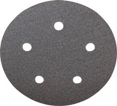 Norton - 5" Diam, 80 Grit, Aluminum Oxide Hook & Loop Disc - Medium Grade, Coated, B Weight Paper Backing, Series A275 - Industrial Tool & Supply