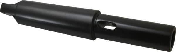 Scully Jones - MT3 Inside Morse Taper, MT5 Outside Morse Taper, Extension Sleeve - Hardened & Ground Throughout, 4-7/8" Projection, 1.88" Body Diam - Exact Industrial Supply