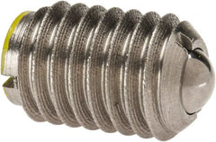TE-CO - 1/2-13, 0.281" Ball Diam, 3/4" Body Length, 0.072" Max Ball Reach, Threaded Ball Plunger - Industrial Tool & Supply