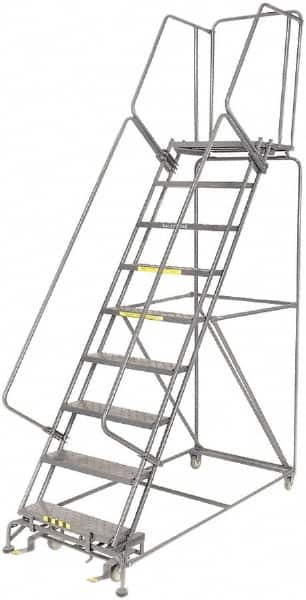 Ballymore - Rolling & Wall Mounted Ladders & Platforms Type: Rolling Warehouse Ladder Style: Rolling Safety Ladder - Industrial Tool & Supply