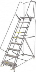 Ballymore - Rolling & Wall Mounted Ladders & Platforms Type: Rolling Warehouse Ladder Style: Rolling Safety Ladder - Industrial Tool & Supply