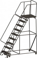 Ballymore - Rolling & Wall Mounted Ladders & Platforms Type: Rolling Warehouse Ladder Style: Rolling Safety Ladder - Industrial Tool & Supply