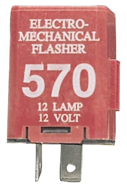 Peterson - Red Electronic Flasher - Plastic - Industrial Tool & Supply