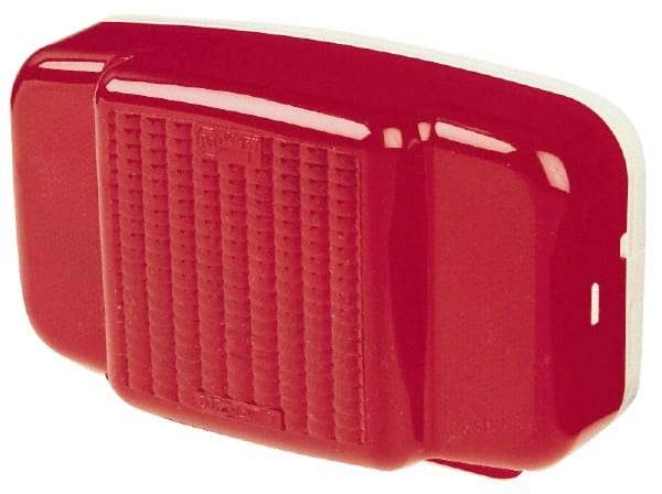 Peterson - 8-13/16" Long x 5-1/16" Wide Red Towing Lights - 12 Volt, Plastic - Industrial Tool & Supply