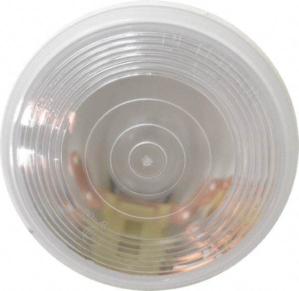 Peterson - 4-1/4" Diam, Clear Lens & Reflector - Plastic, 12 Volt - Industrial Tool & Supply