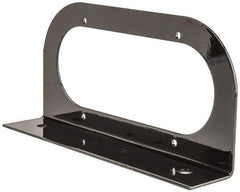 Peterson - 8-1/4" Long x 4" Wide, Black Lens & Reflector - Steel - Industrial Tool & Supply