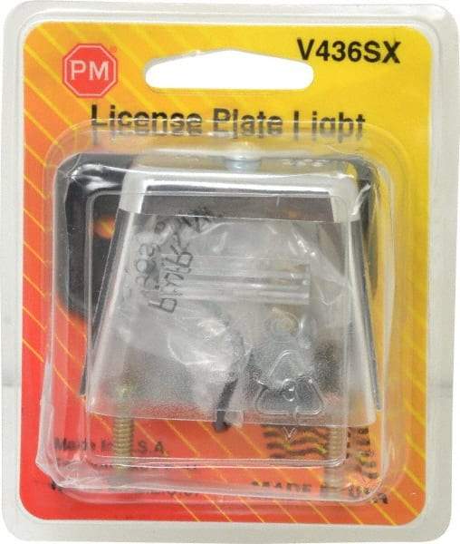 Peterson - 2-11/16" Long x 1-1/2" Wide, Clear Lens & Reflector - Plastic, 12 Volt - Industrial Tool & Supply