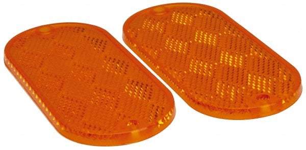 Peterson - Amber Lens & Reflector - Plastic - Industrial Tool & Supply