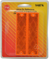 Peterson - Amber Lens & Reflector - Plastic - Industrial Tool & Supply