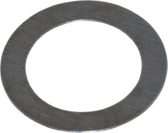 Precision Brand - 0.005" Thick, 3/8" Inside x 0.557" OD, Shortening Shim - 3/8" Screw, 1095 Spring Steel - Industrial Tool & Supply
