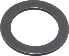 Precision Brand - 0.032" Thick, 3/8" Inside x 0.557" OD, Shortening Shim - 3/8" Screw, 1075 Spring Steel - Industrial Tool & Supply
