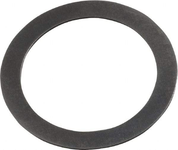 Precision Brand - 0.015" Thick, 3/4" Inside x 1" OD, Shortening Shim - 3/4" Screw, 1075 Spring Steel - Industrial Tool & Supply
