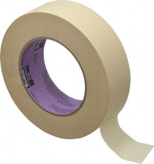 3M - 1-1/2" Wide x 60 Yd Long Tan Paper Masking Tape - Series 2040, 5.5 mil Thick, 23 In/Lb Tensile Strength - Industrial Tool & Supply