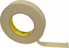 3M - 1" Wide x 60 Yd Long Tan Paper Masking Tape - Series 231, 7.6 mil Thick, 28 In/Lb Tensile Strength - Industrial Tool & Supply