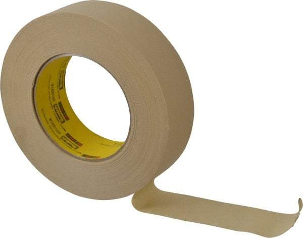 3M - 1-1/2" Wide x 60 Yd Long Tan Paper Masking Tape - Series 231, 7.6 mil Thick, 28 In/Lb Tensile Strength - Industrial Tool & Supply