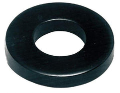 Jergens - 1-1/4" Screw, Grade 1010 Steel Standard Flat Washer - 1-9/32" ID x 2-1/2" OD, 9/32" Thick, Plain Finish - Industrial Tool & Supply