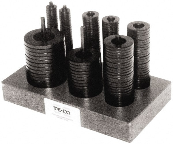 TE-CO - Washer Assortments Type: Flat Number of Pieces: 40 - Industrial Tool & Supply