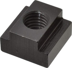 TE-CO - 5/8-11 Blind Tapped T Slot Nut - 3/4" Slot Width, 1-1/4 x 15/32" Base Width x Height, 1-1/4 x 3/4" OAL x Height - Industrial Tool & Supply