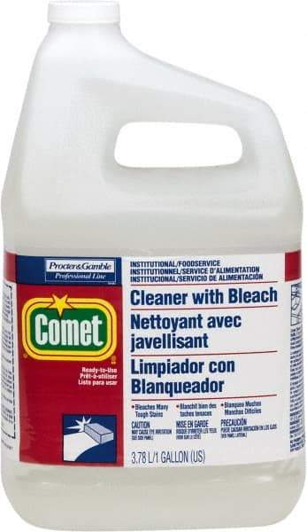 Comet USA LLC - 1 Gal Jug Liquid Bathroom Cleaner - Unscented Scent, Disinfectant, General Purpose Cleaner - Industrial Tool & Supply