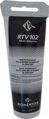 Momentive Performance Materials - 2.8 oz Tube White RTV Silicone Joint Sealant - 298.4°F Max Operating Temp, 20 min Tack Free Dry Time, Series RTV100 - Industrial Tool & Supply