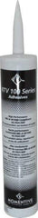 Momentive Performance Materials - 10.1 oz Tube Silver RTV Silicone Joint Sealant - 400°F Max Operating Temp, 20 min Tack Free Dry Time, 24 hr Full Cure Time, Series RTV100 - Industrial Tool & Supply