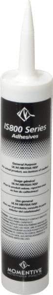 Momentive Performance Materials - 10.1 oz Tube Black RTV Silicone Joint Sealant - -50 to 200°C Operating Temp, 25 min Tack Free Dry Time, 24 hr Full Cure Time, Series IS800 - Industrial Tool & Supply
