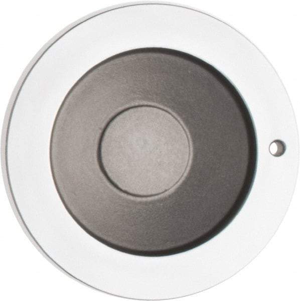 Value Collection - 4", 3 Spoke Solid Handwheel - 1.2" Hub, Aluminum, Plain Finish - Industrial Tool & Supply