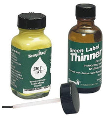 Tempil - 1,250°F Temp Indicating Liquid - 2 Ounce Container, 677°C - Industrial Tool & Supply