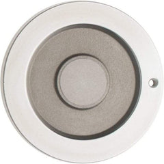 Value Collection - 4", 3 Spoke Straight Handwheel - 1.2" Hub, Aluminum, Chrome Plated Finish - Industrial Tool & Supply