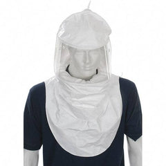 BULLARD - PAPR & Supplied Air (SAR) Headgear - CC20 DBL BIB WHT TYCHEM QC RESPIRATOR HOOD - Industrial Tool & Supply