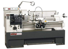 Vectrax - 14" Swing, 39-5/16" Between Centers, 220 Volt, Triple Phase Engine Lathe - 7MT Taper, 5 hp, 20 to 2,500 RPM, 2" Bore Diam, 45" Deep x 68" High x 90" Long - Industrial Tool & Supply